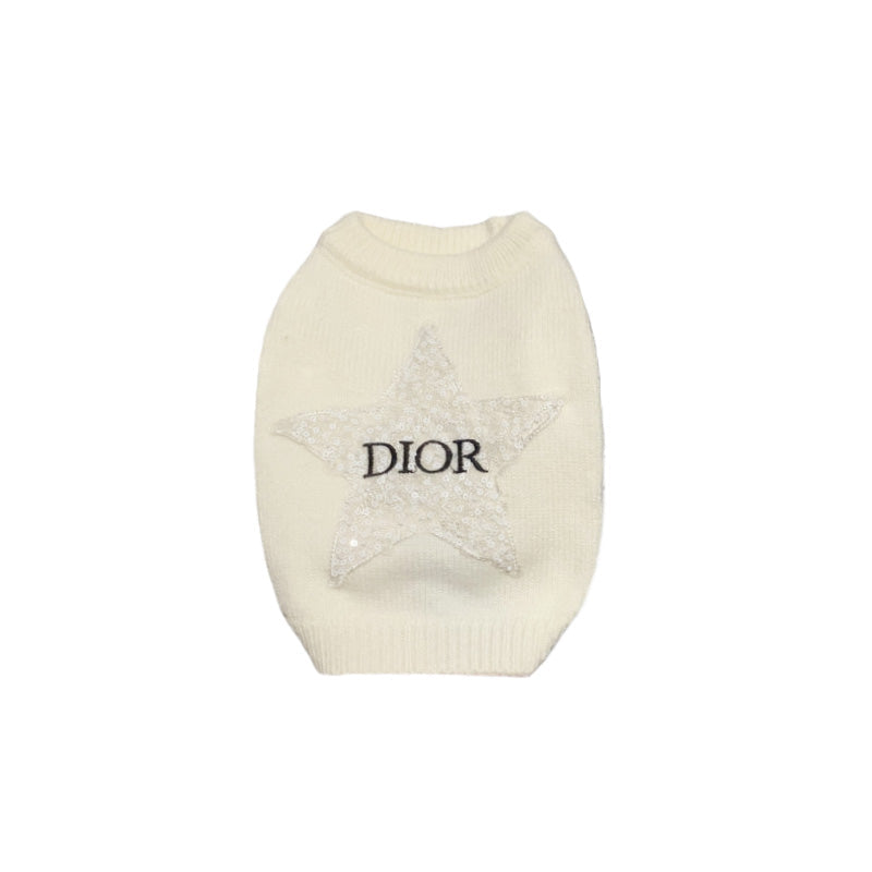 Pawdior Star crystal sleeveless Sweater