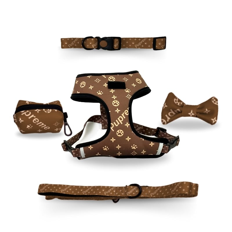 SUMA Walking Set (Collar, Harness, Leash, Bowtie, Bag)