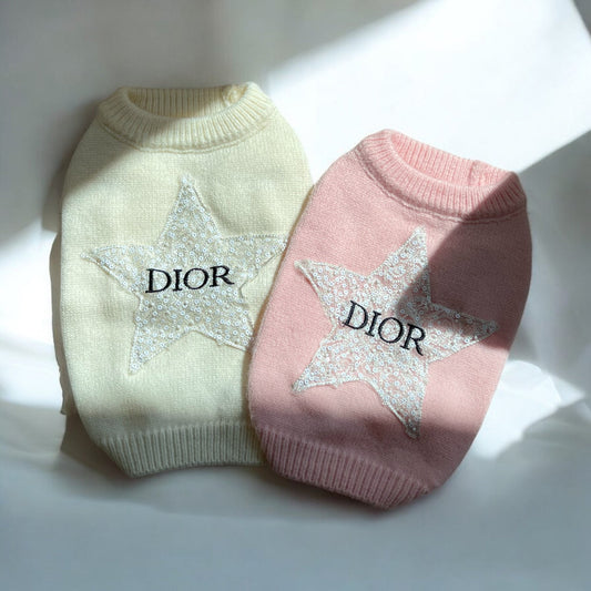 Pawdior Star crystal sleeveless Sweater