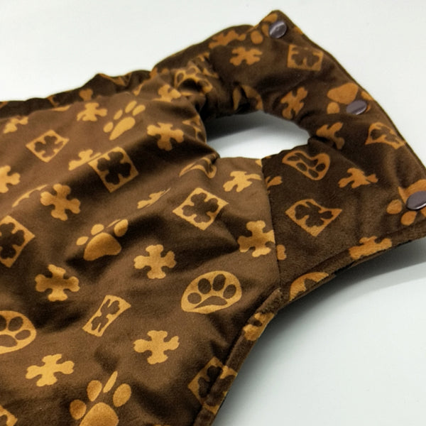 Furdi FF Monogram Dog Reversible Puffer Vest