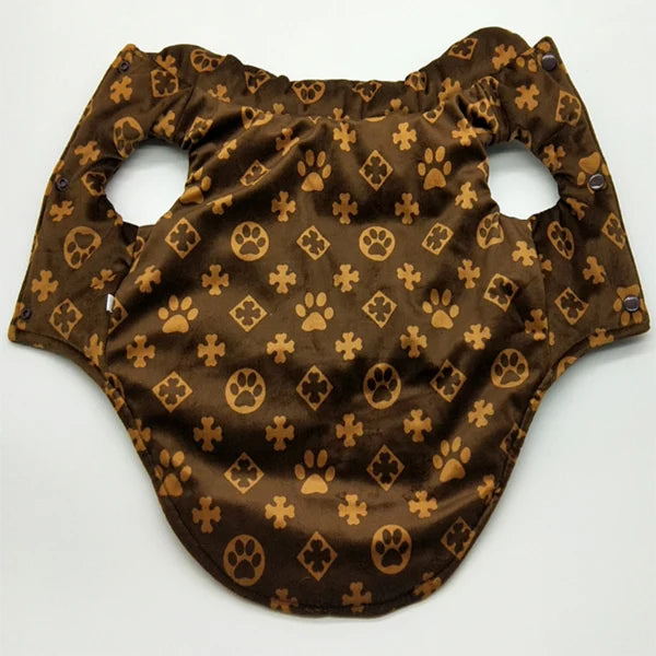 Furdi FF Monogram Dog Reversible Puffer Vest