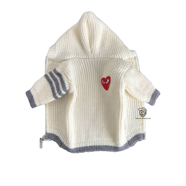 Grey Dog Hoodie W623#