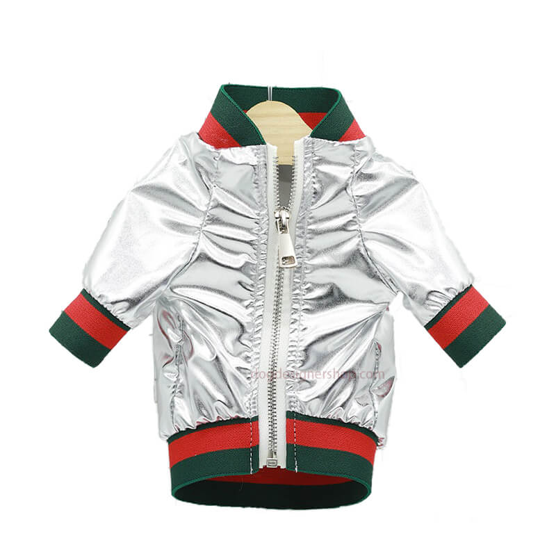 Glossy dog  jacket w309#