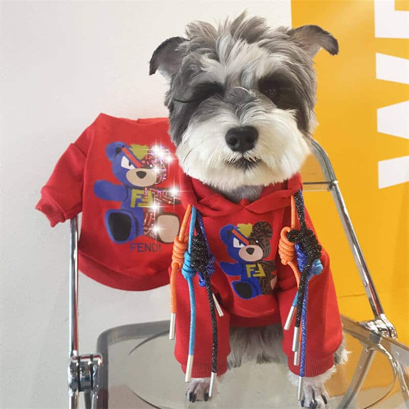 Red clothes for dogs w518#