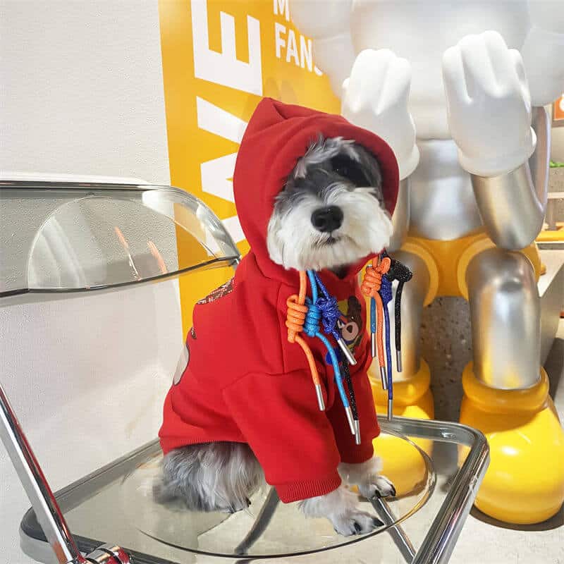 Red clothes for dogs w518#