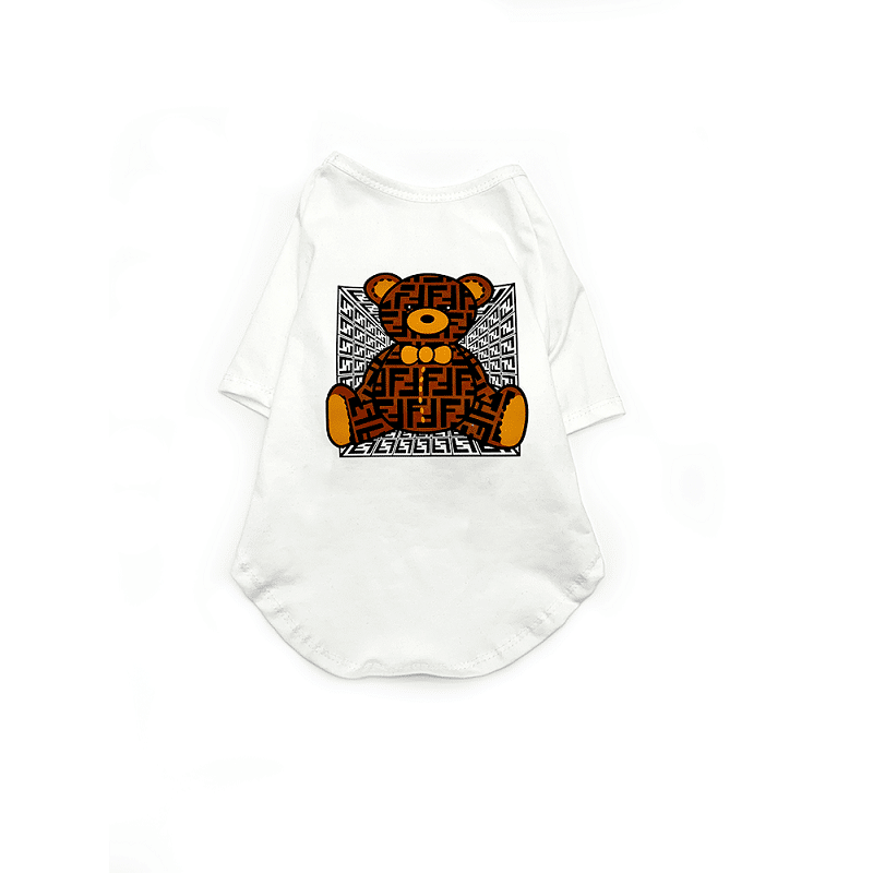 cartoon bear dog T-shirt w524