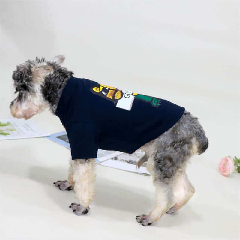 White cartoon t-shirt w519#