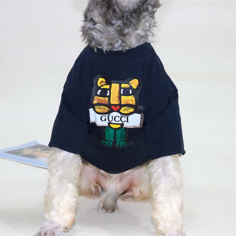 White cartoon t-shirt w519#