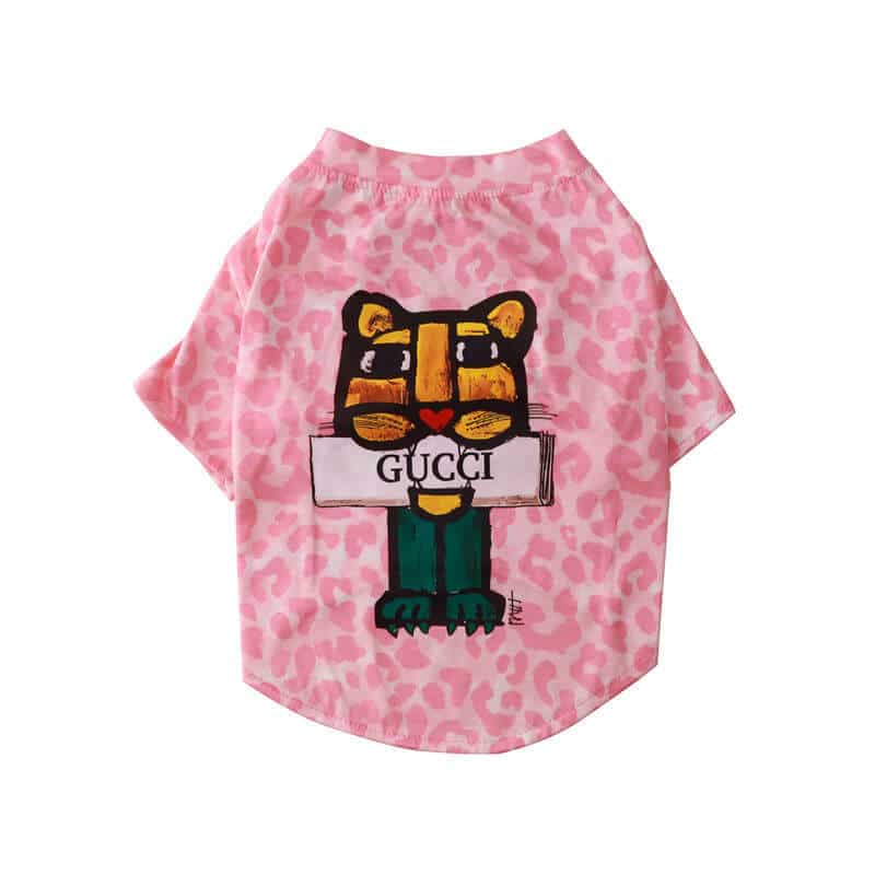 White cartoon t-shirt w519#