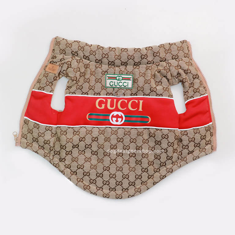 Designer dog coats with leash w627#