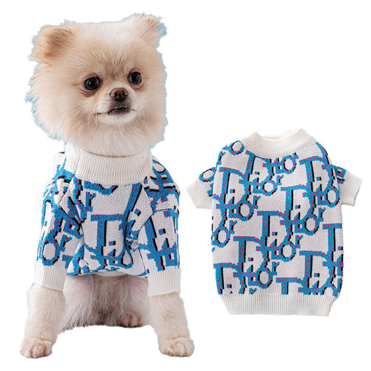 D designer dog sweater