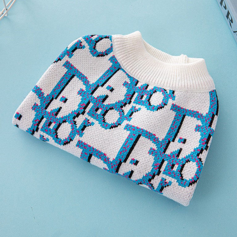 D designer dog sweater