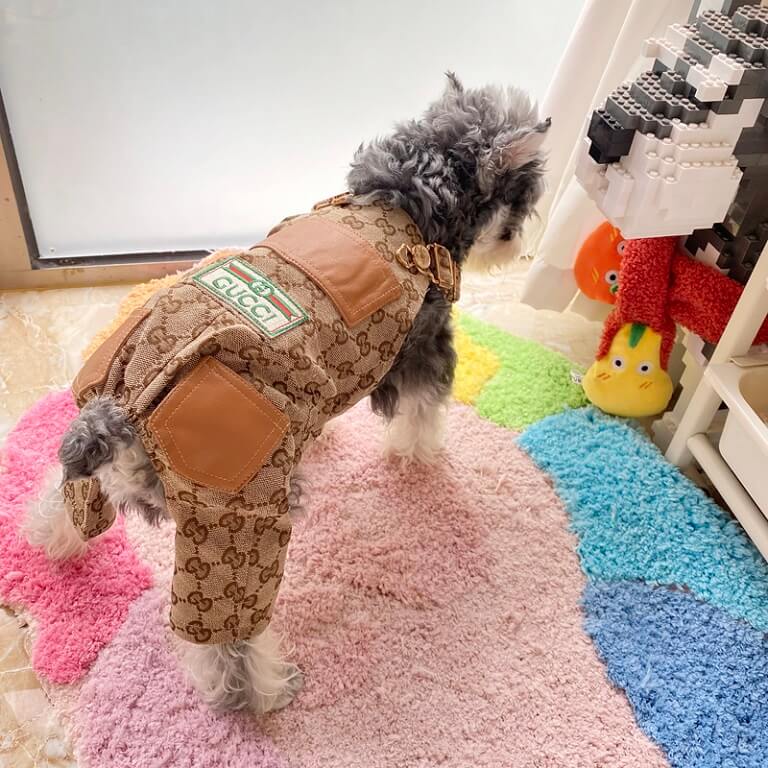 Luxurious legged dog coat w610