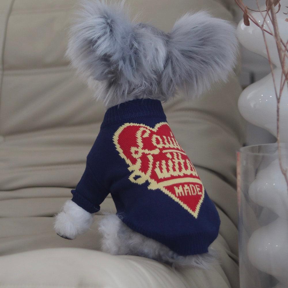 Blue dog sweaters w498#