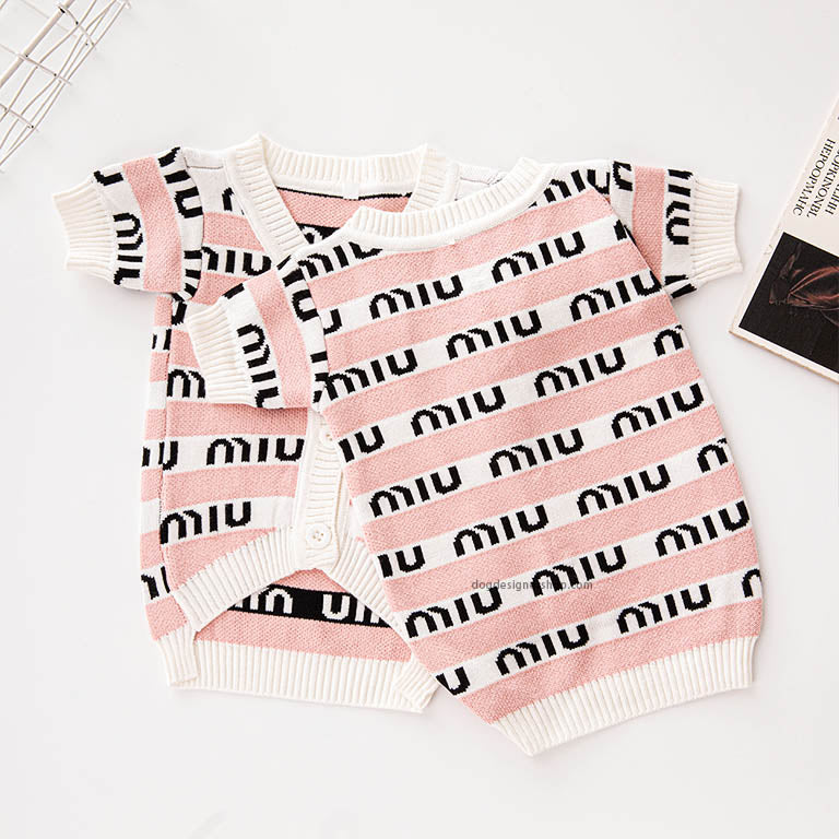 Pink dog cardigan sweater w652#