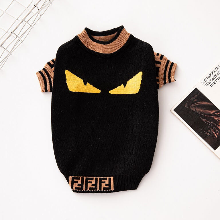 Fancy personalized dog sweater w609