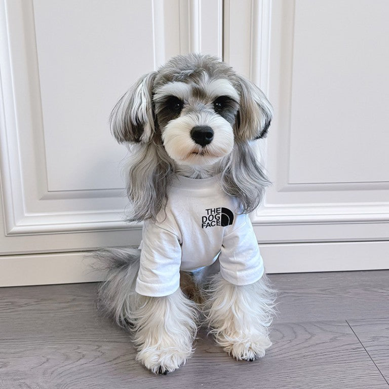 the dog face shirt for small and large dog w696