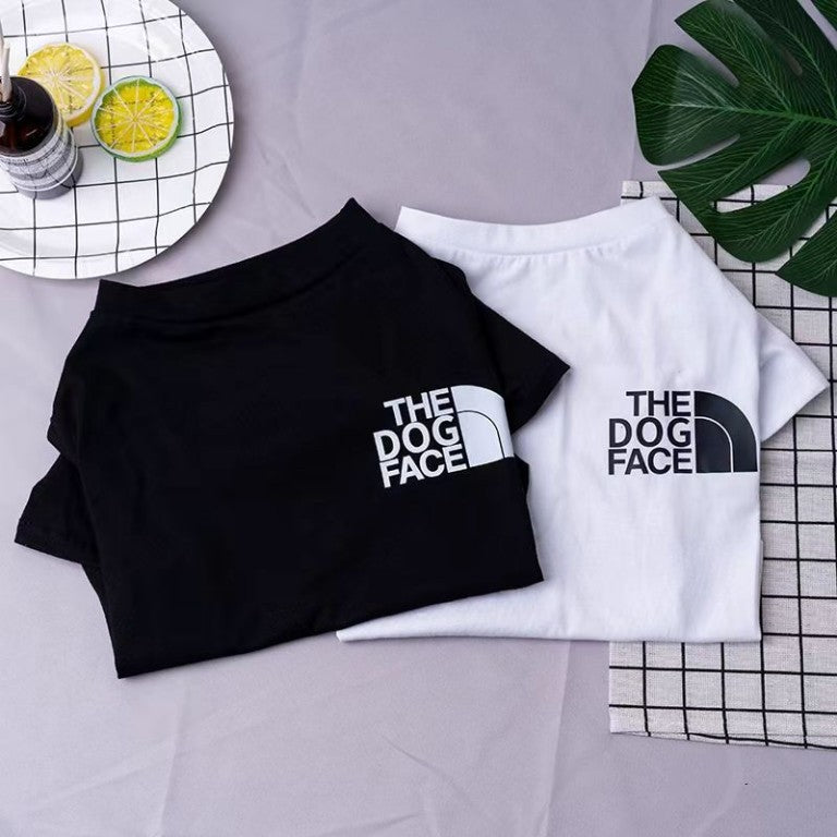 the dog face shirt for small and large dog w696