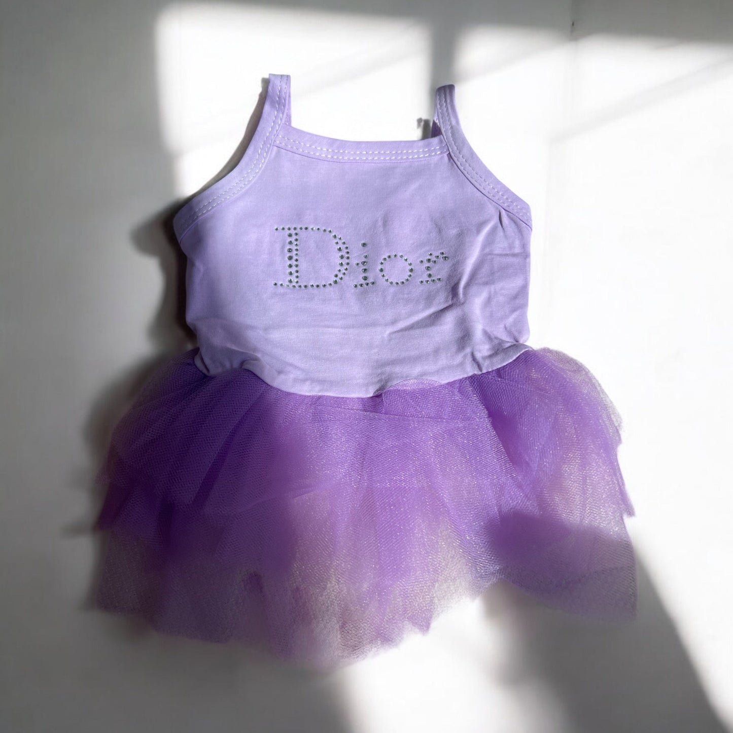 Pawdior Crystal tutu Dress
