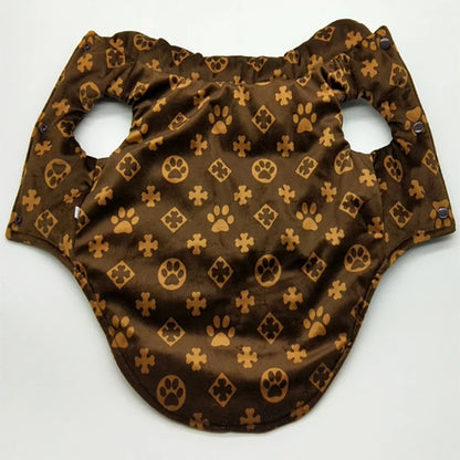 Furdi FF Monogram Dog Reversible Puffer Vest