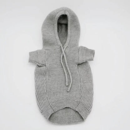 grey dog sweaters with Hoody w511#