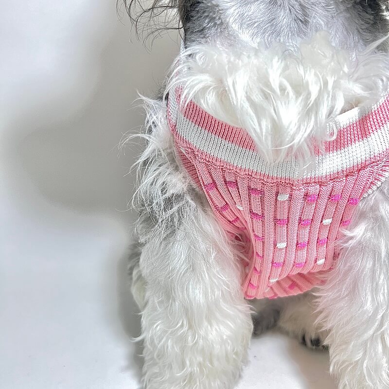 pink Dog sweater w526#