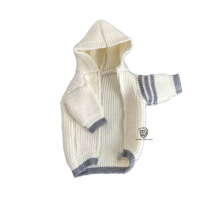 Grey Dog Hoodie W623#
