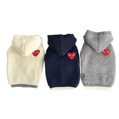 Grey Dog Hoodie W623#