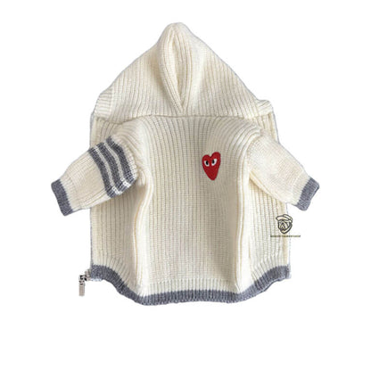 Grey Dog Hoodie W623#