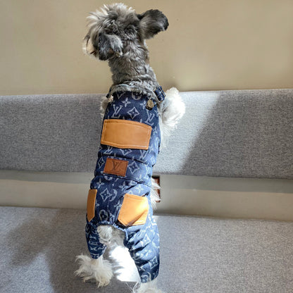 Luxurious legged dog coat w610