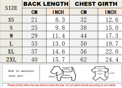 Dog clothes Onesies Apparel w558#