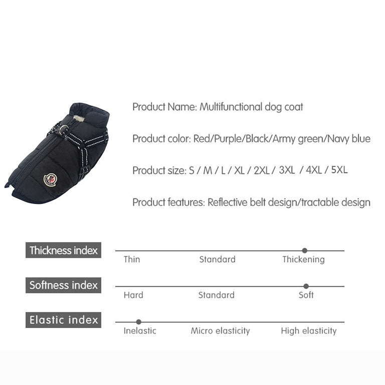 designer dog harness coat wholesale w634#