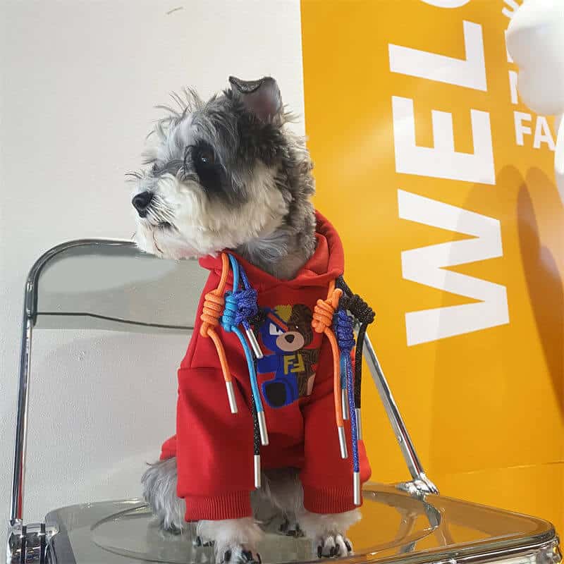 Red clothes for dogs w518#