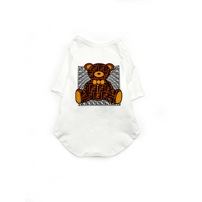 cartoon bear dog T-shirt w524