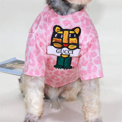 White cartoon t-shirt w519#