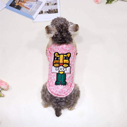 White cartoon t-shirt w519#