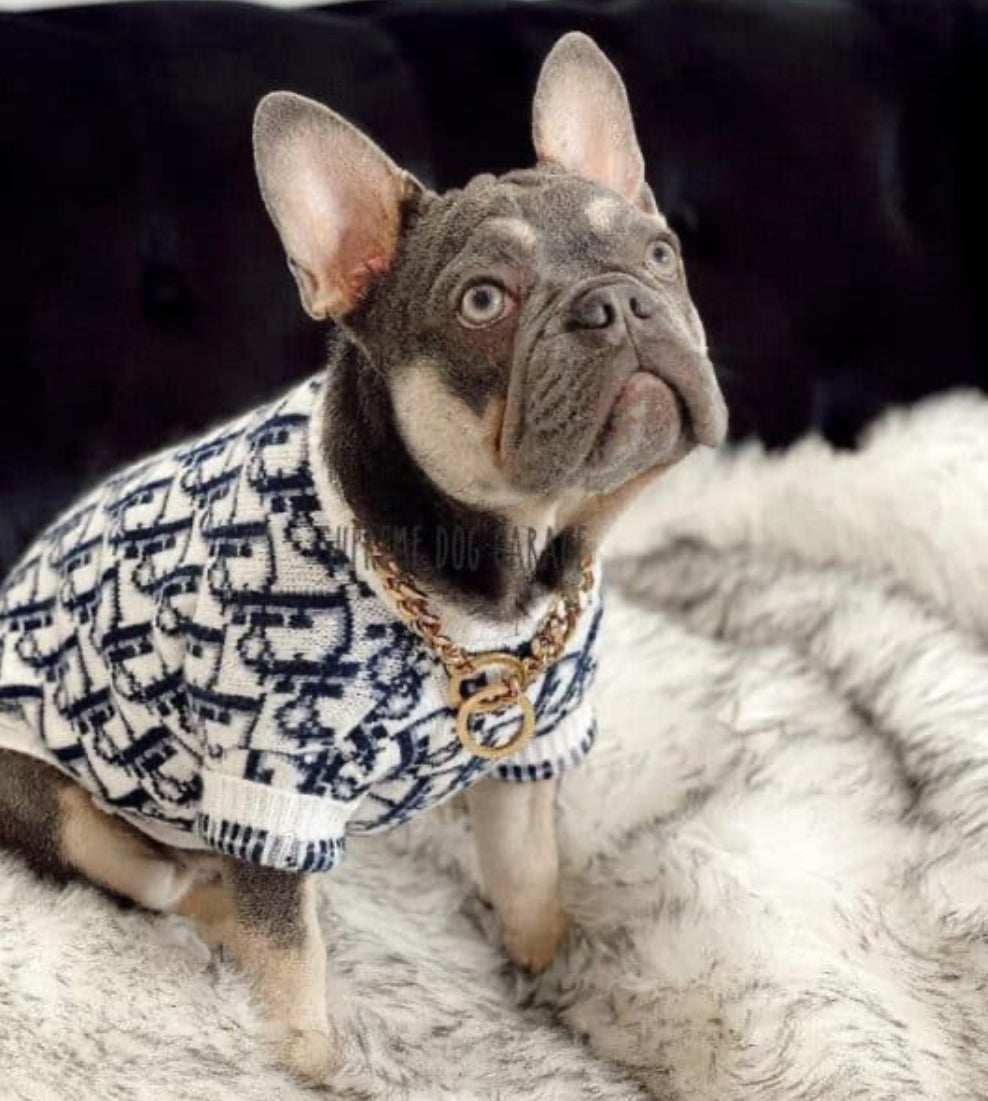 Dogior Monogram Dog Sweater