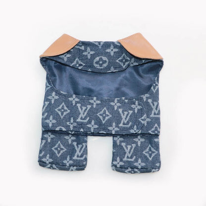 Classy dog coat with harness W605