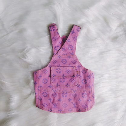 Pink weenie dog clothes w555#