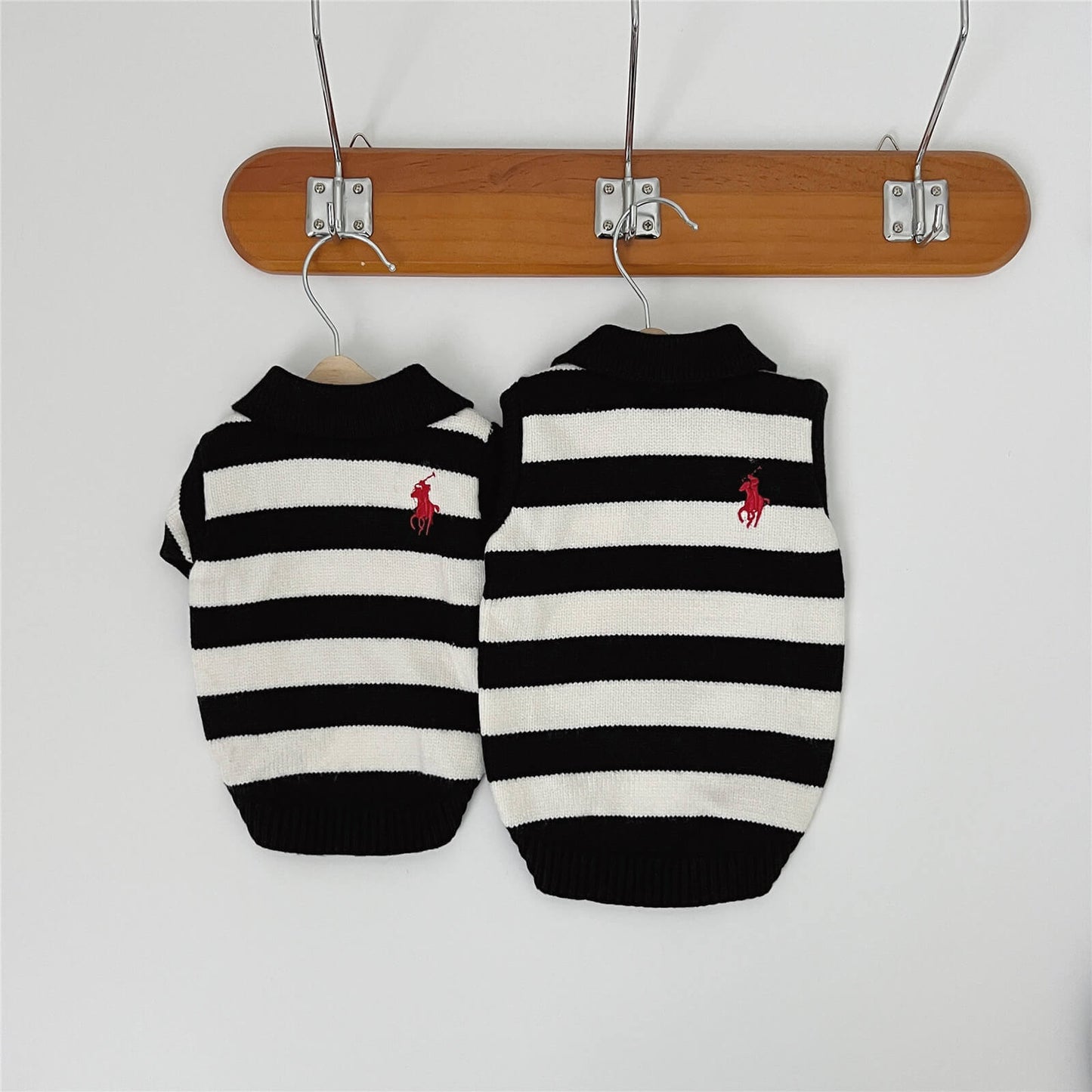 Stripe dog sweater w497#