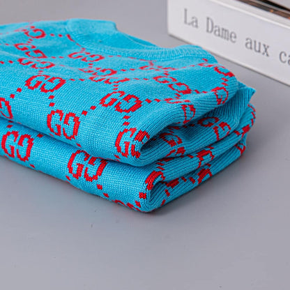 cute blue dog sweater w488#