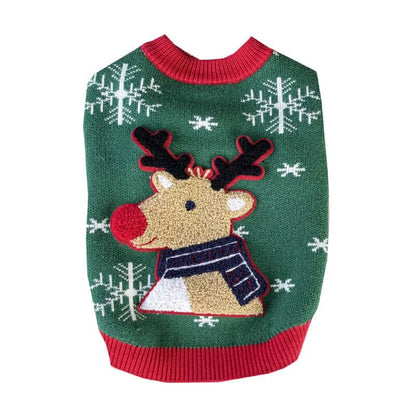 Dog christmas sweater w493#