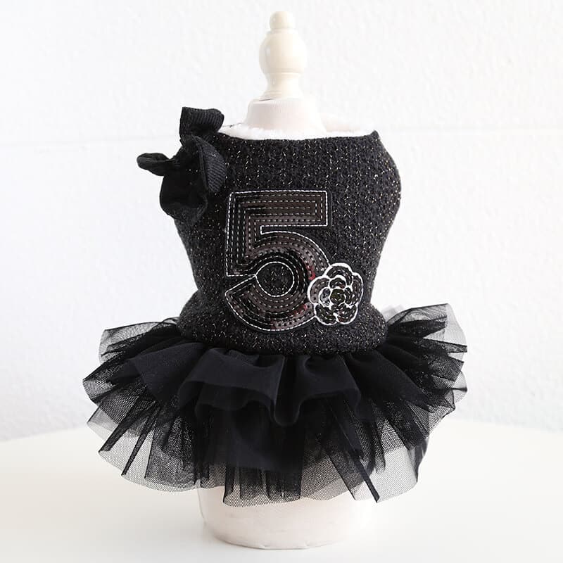 Designer female dog dress w539#