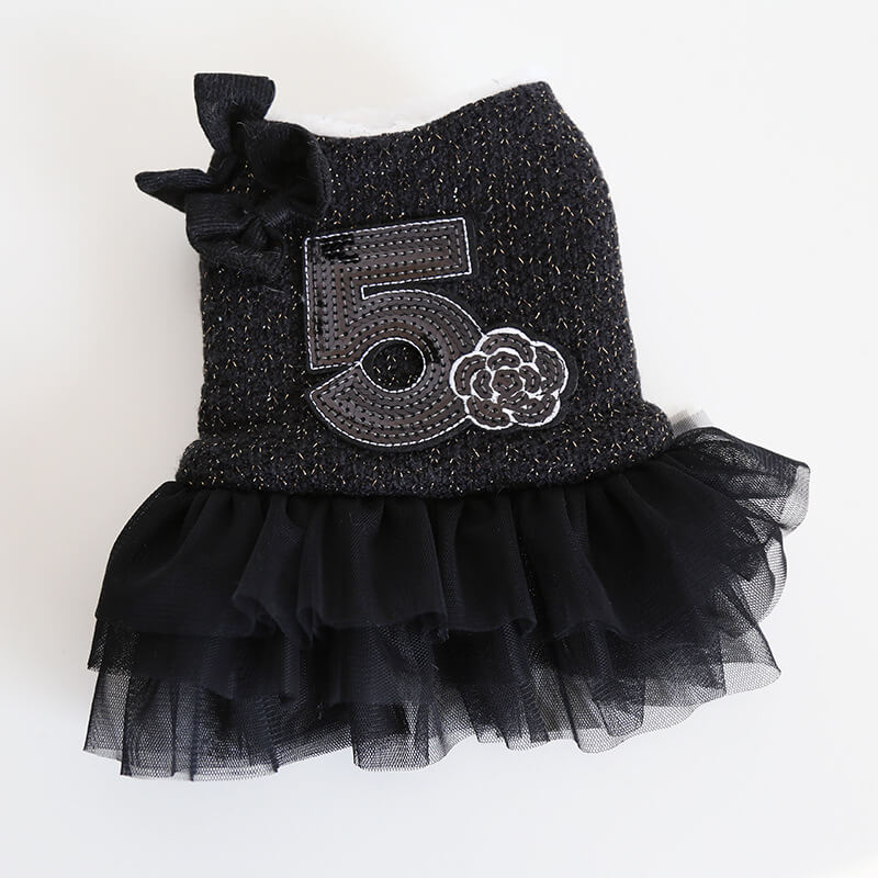 Designer female dog dress w539#