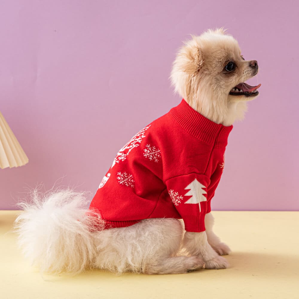 Dog christmas sweater w481#