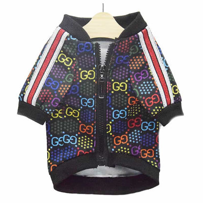 Colorful Stylish dog jacket w308#