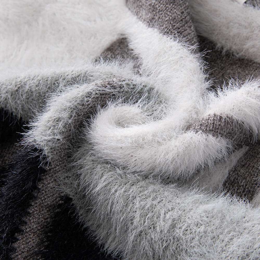 Grey dog sweaters w036#