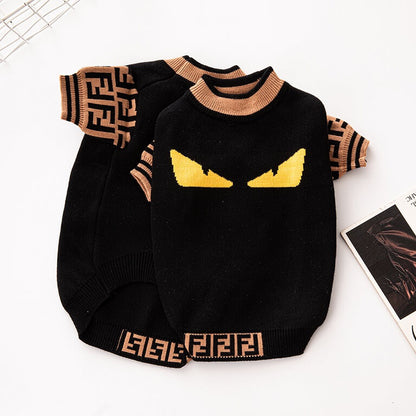 Fancy personalized dog sweater w609