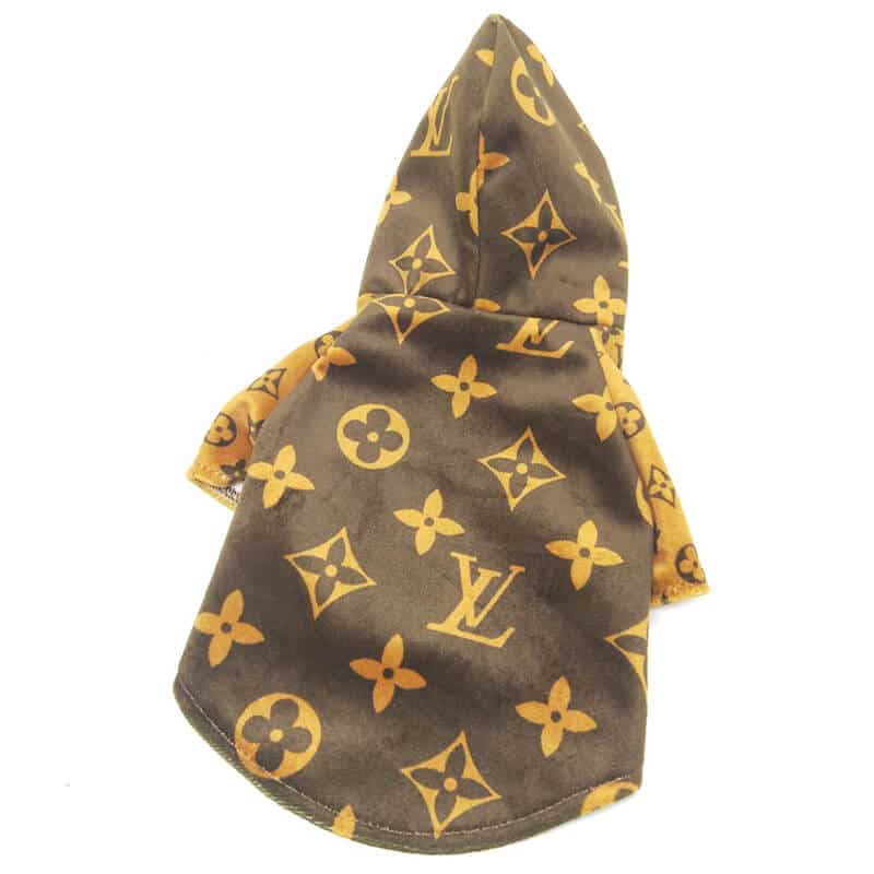 Brown Trendy coat for pet w427#