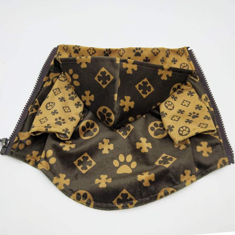 Brown Trendy coat for pet w427#